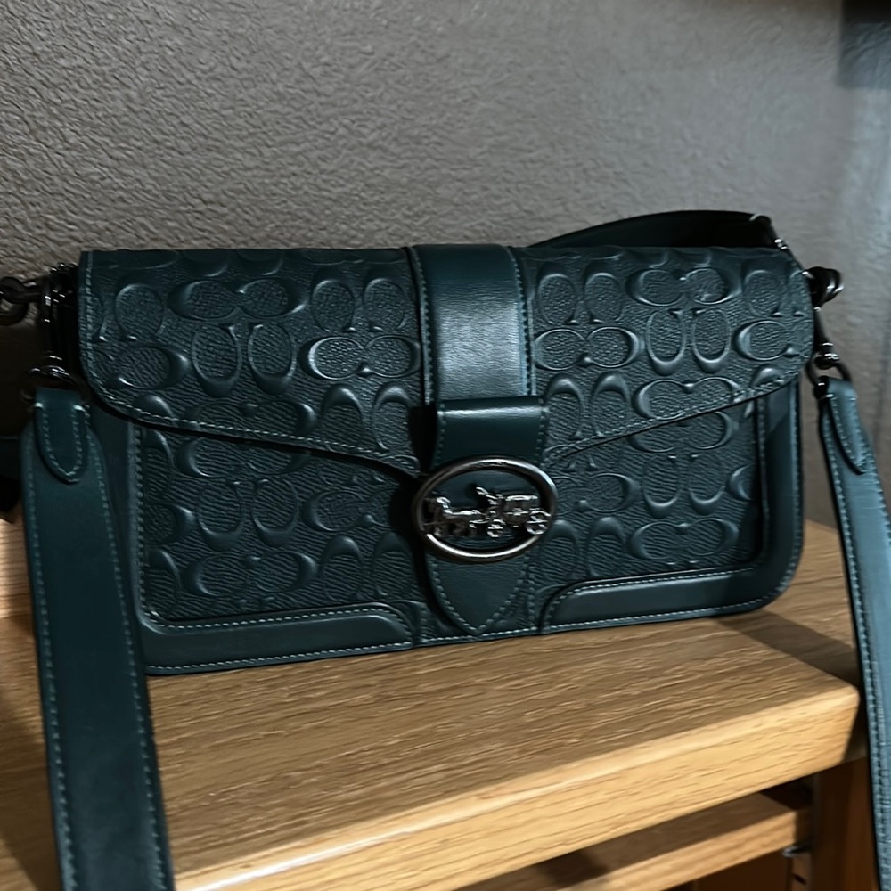Coach Georgie Shoulder Bag In Signature Leather